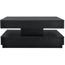 [en.casa] Couchtisch Florenz 76x76x38 cm Schwarz