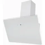 Respekta Dunstabzugshaube 80 cm kopffreie Schräghaube Weiß A++ Umluft LED Respekta