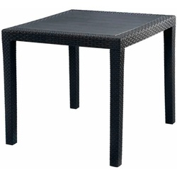 PROGARDEN  King King Bistrotisch, 77x77 cm, anthrazit