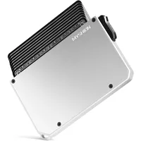 MYSHION Kartenetui Herren I Kartenhalter Herren I Kreditkartenetui Geldbeutel Herren für 8 Karten I Slim Wallet mit Geldklammer I Geldbörse Herren I Portmonee Herren I RFID Schutz I Black