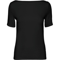 Vero Moda Damen T-Shirt VMPANDA MODAL S/S Schwarz L