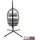 Hti-Living Hängesessel Rica Deluxe Grau/Schwarz