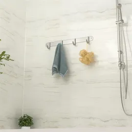 Intirilife Garderobenleiste Modell E 30 x 5 x 5 cm Silber