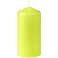 Duni Stumpenkerzen kiwi, 5 x 10 cm, 10 Stück