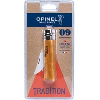 Opinel Taschenmesser No. 09 Carbonklinge mit Holzgriff