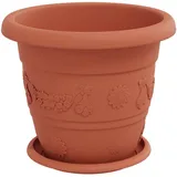 vidaXL Blumentöpfe 6 Komplettset Ø 26 x 21,5 cm Ziegelrot