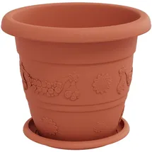 vidaXL Blumentöpfe 6 Komplettset Ø 26 x 21,5 cm Ziegelrot