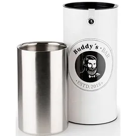 Buddy's Bar Flaschenkühler in Edelstahl, Maße: 12x12x20 cm, | Gr.: onesize