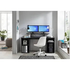 borchardt Möbel Gamingtisch »Tippy«, Breite 160 cm, Schreibtisch mit viel Stauraum Schwarz
