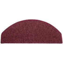 Beautissu Stufenmatte 28 x 65 cm Bordeaux