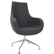 FM Helmets fm Sessel Pirum anthrazit chrom Stoff, 1 St.