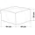 Home Deluxe Sitzsack Hocker Cozy - Beige