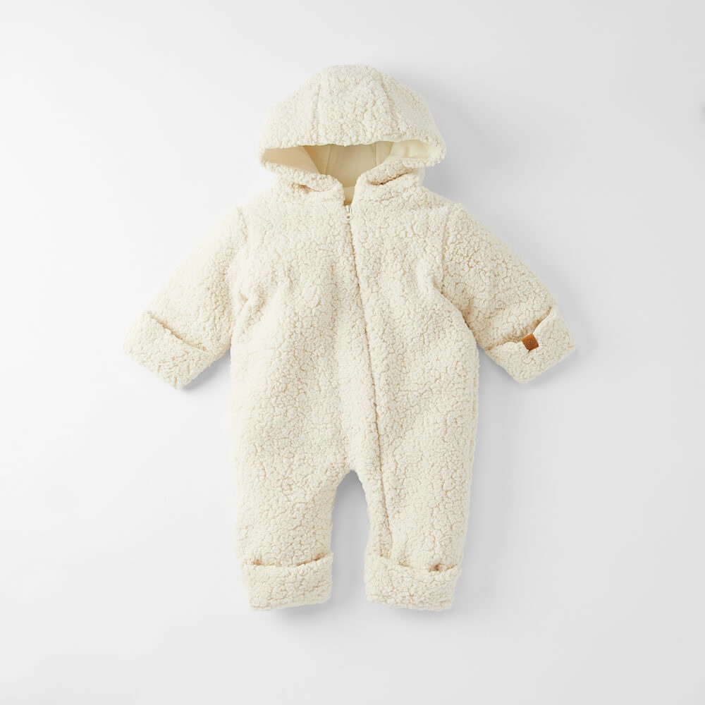 Cloby Teddy Anzug / Teddy Suit, Größe: 6-9 Monate, Cloby Farben: Off White