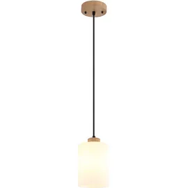 GLOBO Pendelleuchte 1-flg. 120 cm Holz/Glas