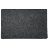 KESPER Platzset, Tischset Filz 45x30cm dunkelgrau rechteckig