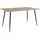 OTTO home Essgruppe OTTO HOME "Dino + Lima", grau (anthrazit, anthrazit, schwarz), B:140cm H:76cm T:80cm, Sitzmöbel-Sets, Essgruppe, Set, 5-tlg, Tisch in Eiche Optik und 4 Esszimmerstühlen