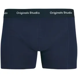 JACK & JONES JACVESTERBRO SOLID TRUNKS Schwarz/Blau L 7er Pack
