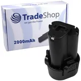 Trade-Shop Li-Ion Akku 10,8V / 2000mAh für Makita BMR105 DMR102 DMR103 DMR103B DMR105 DMR106 DMR106B DMR107 DMR108 Baustellenradio