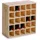 Zeller Weinregal 52 x 25 x 52 cm Natur