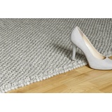 Obsession Teppich »My Loft 580«, rechteckig, Handweb Teppich, Obermaterial: 50% Wolle, 50% Viskose, handgewebt, silberfarben - 160x230 cm
