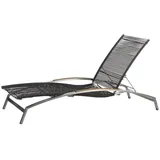 Diamond Garden Atlanta Liege 205 x 71 x 32 cm Silber