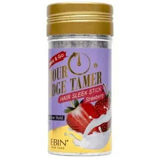 EBIN NEW YORK 24 Stunden Edge Tamer Hair Sleek Stick, extrem fester Halt, 2,7 oz, Strawberry – Sleek & Go, kein Abblättern und weiße Rückstände