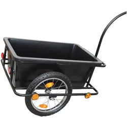 Grafner® Fahrradanhänger mit Universalkupplung Handwagen Lastenanhänger Radanhänger
