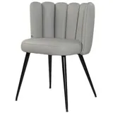 Kawola Esszimmerstuhl, Grau, Kunststoff, 59x79x55 cm, Esszimmer, Stühle, Esszimmerstühle, Vierfußstühle
