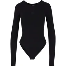 URBAN CLASSICS Ladies Stretch Jersey Longsleeve Body - Schwarz