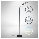 B.K.Licht LED Stehleuchte CCT Stufen dimmbar Stehlampe schwenkbar Touch Leselampe flexibel