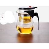 Teekanne aus Glas mit Infuser Liner Filter Glas Teekocher Büro Kochen Teegeschirr Set Teekanne Wasserkocher Heiße hitzebeständige Teekanne aus Glas