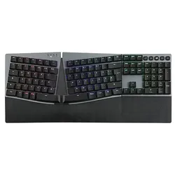 Perixx PERIBOARD-835 BR DE, kabellose RGB-beleuchtete ergo mechanische Tastatur