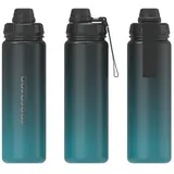 Coocazoo Edelstahl-Trinkflasche Gradient Teal 0,7 l