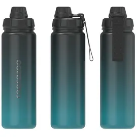 Coocazoo Edelstahl-Trinkflasche Gradient Teal 0,7 l