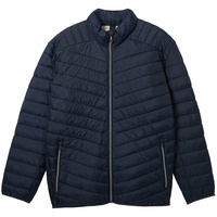 TOM TAILOR PLUS - Lightweight Jacke aus recyceltem Polyester, blau Uni, Gr. 4XL