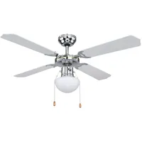 ETC Shop Deckenventilator mit Licht Ventilator mit Beleuchtung Deckenlampe,