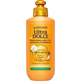 Garnier Ultra Dolce, Die Wunderöle, Modelliercreme 2 in 1 Glanz und Nährung, 200 ml, Ultra Süße Modelliercreme 2-in-1, Glanz und Nährstoffe