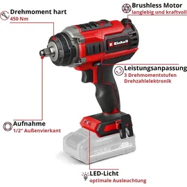 Einhell PROFESSIONAL Akku-Schlagschrauber IMPAXXO 18/450 Kit (1x 4,0 Ah)