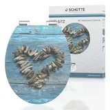 Schütte WC-Sitz Shell Heart mit Absenkautomatik