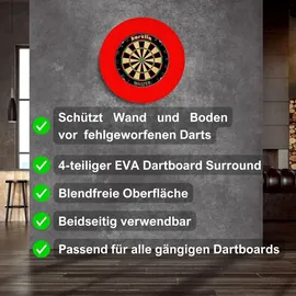 KARELLA Dart-Surround EVA 4-teilig Auffangring Rot