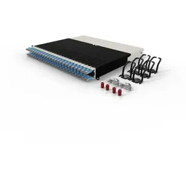 PATCHBOX patchbox.one / 8RU / Cat. 6a, STP 0.8 m, blau