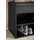 Wohnling Schuhbank 104 x 51 x 32 cm gepolstert schwarz / schwarz