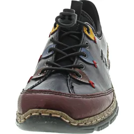 Rieker Damen N3271 Sneaker, Wine/Navy/Brandy/Azzuro/senf/schwarz 35, 37