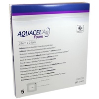 Convatec (Germany) GmbH Aquacel Ag Foam adhäsiv 21x21cm
