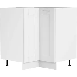 VCM Unterschrank Eck Küchenschrank Colura 76 x 76 x 82 cm Weiß