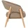 ZUIVER Lounge Chair Bright Polyester 69 x 76 x 71 cm Braun