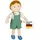 Heless Stoffpuppe Paul 32 cm