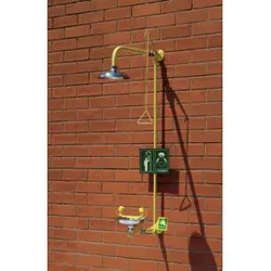 Erbstößer Körper-Augendusche-Kombination AB04285E Edelstahl  Duschkopf + Auffangbecken