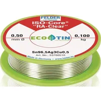 Felder Lötdraht 0,5mm 100g Sn96,5Ag3,0Cu0,5