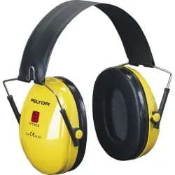 3M OPTIME ITM Kapselgehörschutz H510F 404 GU , mit Faltbügel aus rostfreiem Edelstahl